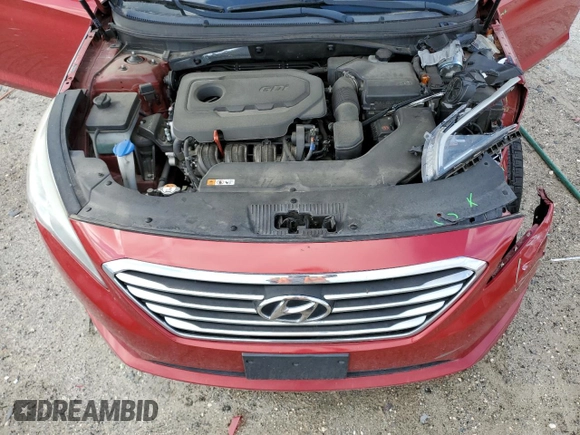 2017 Hyundai Sonata 2.4L with VIN 5NPE24AF3HH516541, listed as a Copart auction lot 52122975 with 117,206 mi miles and Salvage Title. Bid and sale history available at carsss.com. Image 11.