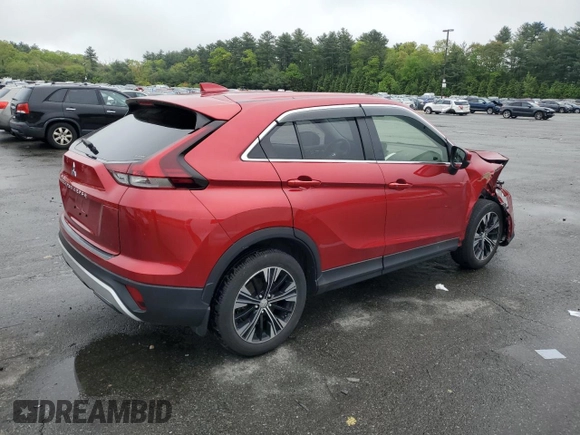 2022 Mitsubishi Eclipse Cross SE с VIN JA4ATWAA7NZ056505, выставлен на аукционе Copart как лот 55975025 с пробегом 26 808 миль миль и Списание • Salvage title. История ставок и продаж доступна на DreamBid. Изображение 3.
