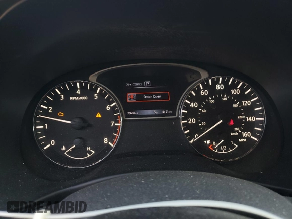 2017 Nissan Pathfinder SL with VIN 5N1DR2MM1HC632351, listed as a Copart auction lot 48970295 with 75,638 mi miles and Salvage Title. Bid and sale history available at DreamBid. Image 9.
