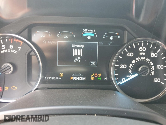 2018 Ford F-150 XL with VIN 1FTFW1EG2JFE02475, listed as a Copart auction lot 54108295 with 121,193 mi miles and Salvage title. Bid and sale history available at DreamBid. Image 9.