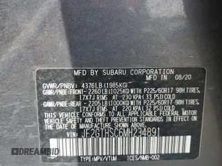 2021 Subaru Crosstrek Special Sports z VIN JF2GTHSC6MH234891, wystawiony jako Copart lot #51019655 z przebiegiem 82 122 mil mil oraz Szkoda całkowita • Salvage title. Historia ofert i sprzedaży dostępna na DreamBid. Obrazek 14.