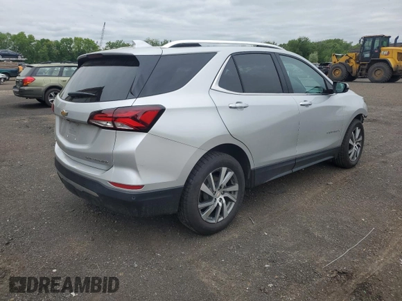 2022 Chevrolet Equinox Premier z VIN 2GNAXXEV2N6125522, wystawiony jako Copart lot #57953625 z przebiegiem 91 865 mil mil oraz Czysty tytuł • Clean title. Historia ofert i sprzedaży dostępna na DreamBid. Obrazek 3.