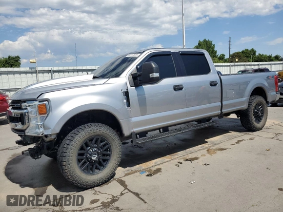 2020 Ford F-250 XL with VIN 1FT7W2BN9LED33306, listed as a Copart auction lot 60313975 with 93,971 mi miles and Salvage title. Bid and sale history available at DreamBid. Image 1.
