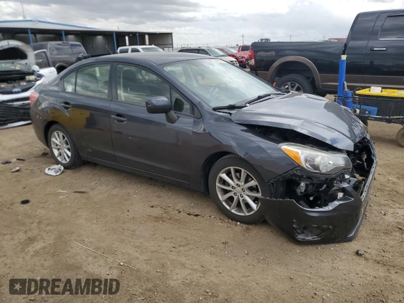 2013 Subaru Impreza Premium z VIN JF1GJAC6XDH033912, wystawiony jako Copart lot #56963925 z przebiegiem 73 140 mil mil oraz Szkoda całkowita • Salvage title. Historia ofert i sprzedaży dostępna na DreamBid. Obrazek 4.
