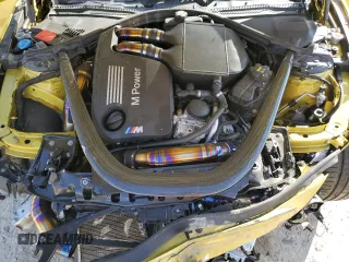 2018 BMW M4 with VIN WBS4Y9C58JAC88055, listed as a Copart auction lot 46176255 with 0 mi miles and Salvage Title. Bid and sale history available at carsss.com. Image 12.