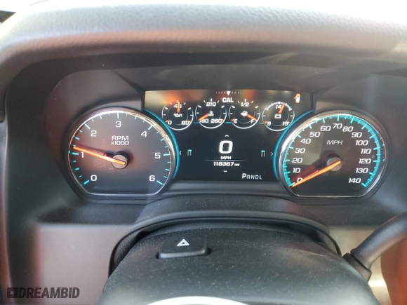 2020 Chevrolet Suburban Premier with VIN 1GNSKJKJXLR123259, listed as a Copart auction lot 46434524 with 118,367 mi miles. Bid and sale history available at carsss.com. Image 9.