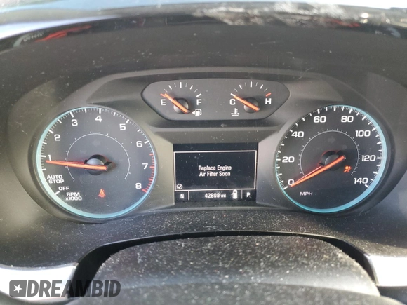 2021 Chevrolet Traverse LS with VIN 1GNERFKW4MJ173771, listed as a Copart auction lot 45528905 with 42,808 mi miles and Salvage Title. Bid and sale history available at carsss.com. Image 9.