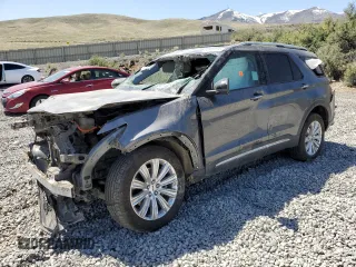2021 Ford Explorer Limited z VIN 1FM5K8FWXMNA11196, wystawiony jako Copart lot #53548185 z przebiegiem Nie podano mil oraz Szkoda całkowita • Salvage title. Historia ofert i sprzedaży dostępna na DreamBid. Obrazek 1.