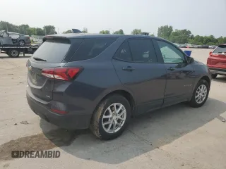 2022 Chevrolet Equinox LS with VIN 3GNAXSEV9NS163074, listed as a Copart auction lot 59189665 with 65,406 mi miles and Salvage title. Bid and sale history available at DreamBid. Image 3.