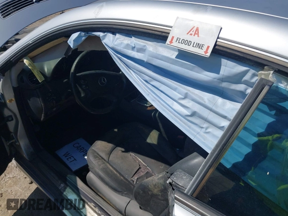 2004 Mercedes-Benz CLK-Class 5.0L with VIN WDBTJ75J54F076383, listed as a IAAI auction lot 41625538 with 160,585 mi miles. Bid and sale history available at carsss.com. Image 12.