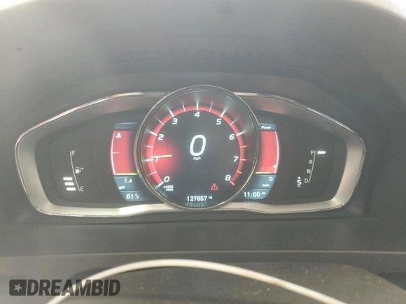 2014 Volvo S60 T5 with VIN YV1612FS7E2293736, listed as a Copart auction lot 42958965 with 127,657 mi miles and Salvage Title. Bid and sale history available at carsss.com. Image 9.