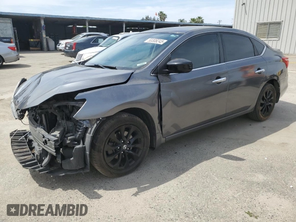 2018 Nissan Sentra S with VIN 3N1AB7AP9JY246977, listed as a Copart auction lot 53308245 with 114,240 mi miles and Salvage Title. Bid and sale history available at DreamBid. Image 1.