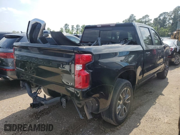 2021 Chevrolet Silverado 1500 LT with VIN 3GCPWCED7MG296033, listed as a Copart auction lot 52976595 with 106,716 mi miles and Salvage Title. Bid and sale history available at DreamBid. Image 3.