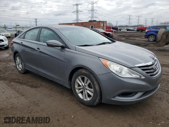 2011 Hyundai Sonata GLS with VIN 5NPEB4AC1BH151659, listed as a Copart auction lot 47637095 with 126,333 mi miles and Salvage Title. Bid and sale history available at carsss.com. Image 4.
