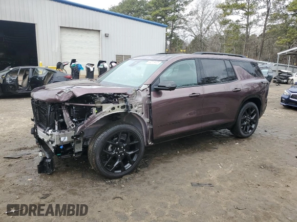 2025 Chevrolet Traverse with VIN 1GNERLRS1SJ126566, listed as a Copart auction lot 44213405 with 81 mi miles and Salvage title. Bid and sale history available at DreamBid. Image 1.