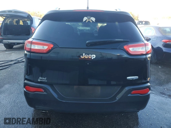 2017 Jeep Cherokee Latitude with VIN 1C4PJLCB3HD221543, listed as a Copart auction lot 84190664 with 112,626 mi miles and Salvage Title. Bid and sale history available at carsss.com. Image 6.