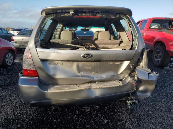 2007 Subaru Forester X with VIN JF1SG63677G736691, listed as a Copart auction lot 86915054 with 182,451 mi miles and Salvage Title. Bid and sale history available at carsss.com. Image 6.
