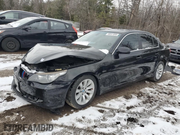 2008 BMW 5 Series 528i with VIN WBANU53508CT01874, listed as a Copart auction lot 46541895 with Not Provided miles and Salvage Title. Bid and sale history available at carsss.com. Image 1.