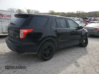2015 Ford Utility Police Interceptor with VIN 1FM5K8AR3FGC41199, listed as a Copart auction lot 77938984 with 154,996 mi miles and Salvage Title. Bid and sale history available at carsss.com. Image 3.