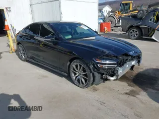 2023 Genesis G70 2.0T with VIN KMTG34TA1PU122551, listed as a IAAI auction lot 41474272 with 38,964 mi miles. Bid and sale history available at carsss.com. Image 1.