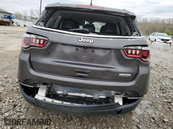 2018 Jeep Compass Latitude with VIN 3C4NJCBB3JT502203, listed as a Copart auction lot 51345795 with 94,433 mi miles and Salvage Title. Bid and sale history available at DreamBid. Image 6.