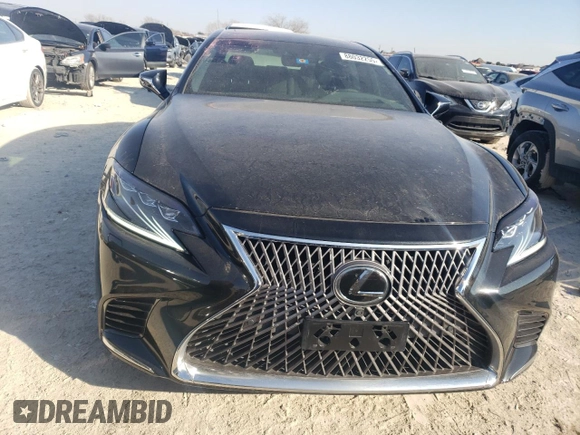 2019 Lexus LS 500 z VIN JTHB51FF0K5009216, wystawiony jako Copart lot #88032255 z przebiegiem 27 369 mil mil oraz Szkoda całkowita • Salvage title. Historia ofert i sprzedaży dostępna na DreamBid. Obrazek 5.
