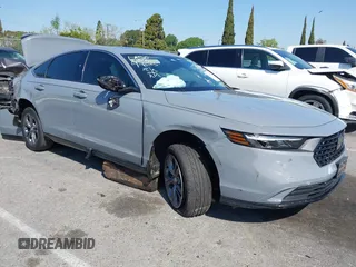 2024 Honda Accord EX-L with VIN 1HGCY2F63RA022208, listed as a IAAI auction lot 41990361 with 56,296 mi miles and . Bid and sale history available at DreamBid. Image 1.