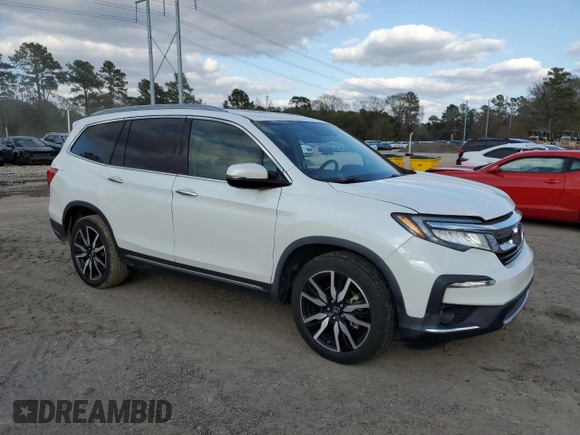 2021 Honda Pilot Touring 8-Passenger with VIN 5FNYF5H92MB001840, listed as a Copart auction lot 43236895 with 63,402 mi miles and Salvage Title. Bid and sale history available at DreamBid. Image 4.