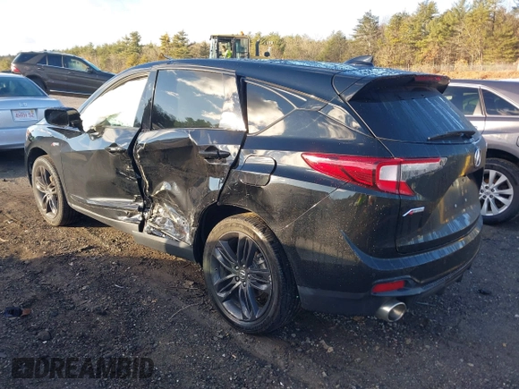 2021 Acura RDX w/A-Spec Package with VIN 5J8TC2H63ML036036, listed as a IAAI auction lot 41148956 with 47,467 mi miles. Bid and sale history available at carsss.com. Image 3.