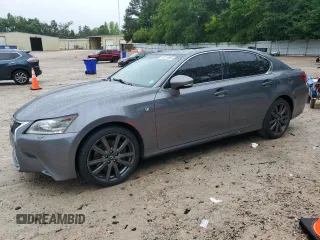 2014 Lexus GS 350 with VIN JTHCE1BL8E5025846, listed as a Copart auction lot 58513985 with 143,252 mi miles and Salvage title. Bid and sale history available at DreamBid. Image 1.