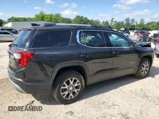 2020 GMC Acadia SLT with VIN 1GKKNULS5LZ151452, listed as a Copart auction lot 57379345 with 90,606 mi miles and Salvage title. Bid and sale history available at DreamBid. Image 3.