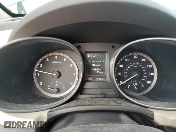 2017 Hyundai Santa Fe 2.4L with VIN 5NMZU3LB7HH026312, listed as a Copart auction lot 54841725 with 148,463 mi miles and Salvage title. Bid and sale history available at DreamBid. Image 9.