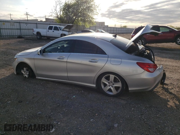 2017 Mercedes-Benz CLA with VIN WDDSJ4EB4HN465411, listed as a Copart auction lot 40597663 with 62,809 mi miles. Bid and sale history available at carsss.com. Image 2.