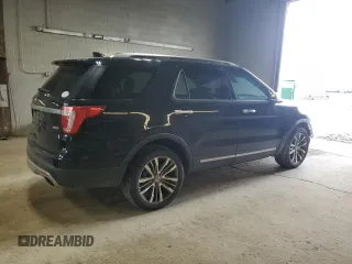 2016 Ford Explorer Platinum with VIN 1FM5K8HT9GGC56020, listed as a Copart auction lot 57025385 with 139,316 mi miles and Salvage Title. Bid and sale history available at DreamBid. Image 3.