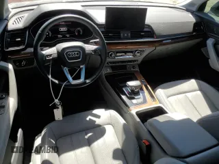 2022 Audi Q5 S line Premium Plus with VIN WA1EAAFYXN2127351, listed as a Copart auction lot 58170194 with 40,565 mi miles and Salvage title. Bid and sale history available at DreamBid. Image 8.
