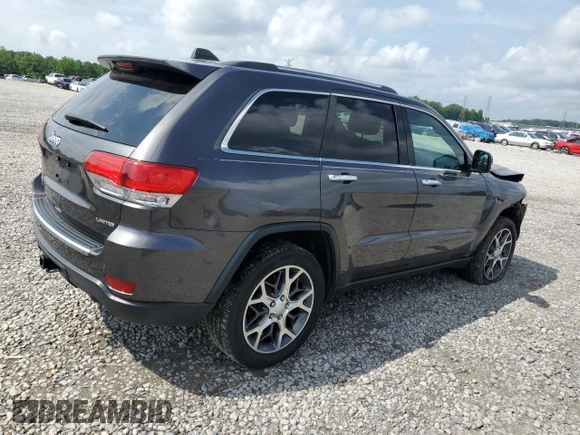 2019 Jeep Grand Cherokee Limited with VIN 1C4RJFBG7KC638930, listed as a Copart auction lot 54989895 with 103,637 mi miles and Salvage title. Bid and sale history available at DreamBid. Image 3.