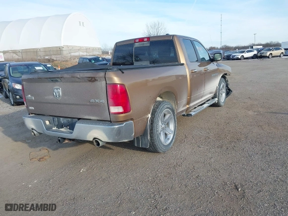 2011 Ram 1500 SLT with VIN 1D7RV1GT9BS608689, listed as a IAAI auction lot 41098207 with 92,710 mi miles. Bid and sale history available at carsss.com. Image 4.