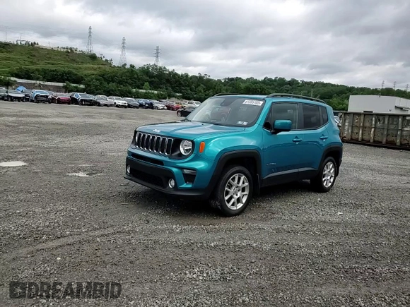 2021 Jeep Renegade Latitude z VIN ZACNJDBB7MPM24975, wystawiony jako Copart lot #61205165 z przebiegiem 63 328 mil mil oraz Szkoda całkowita • Salvage title. Historia ofert i sprzedaży dostępna na DreamBid. Obrazek 14.