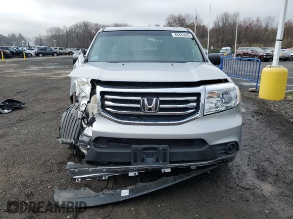 2014 Honda Pilot LX with VIN 5FNYF4H24EB011297, listed as a Copart auction lot 53833845 with 101,884 mi miles and Salvage Title. Bid and sale history available at DreamBid. Image 5.