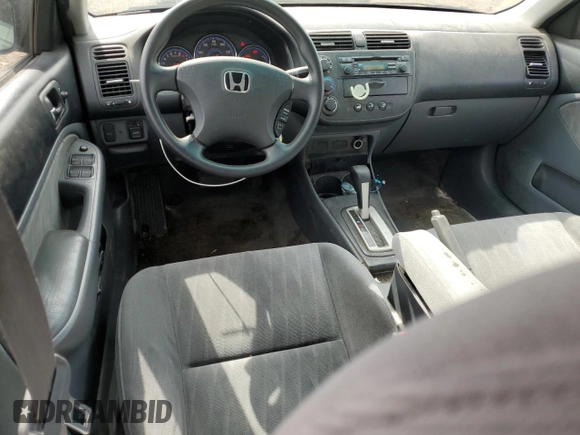 2004 Honda Civic LX with VIN 2HGES16504H621170, listed as a Copart auction lot 52159735 with 147,849 mi miles and Salvage Title. Bid and sale history available at carsss.com. Image 8.