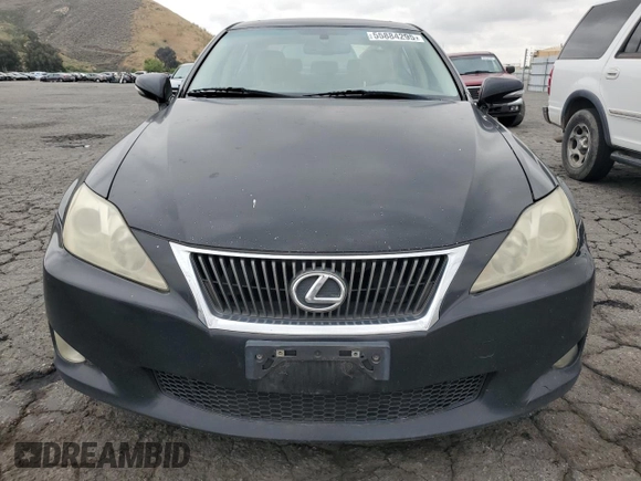 2009 Lexus IS 250 with VIN JTHBK262292089190, listed as a Copart auction lot 55884295 with 205,946 mi miles and Clean Title. Bid and sale history available at DreamBid. Image 5.