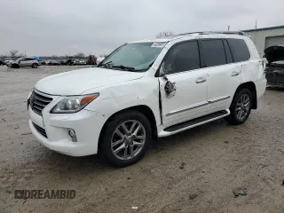 2015 Lexus LX 570 z VIN JTJHY7AX3F4168097, wystawiony jako Copart lot #43309925 z przebiegiem 163 258 mil mil oraz Szkody całkowita. Historia ofert i sprzedaży dostępna na DreamBid. Obrazek 1.