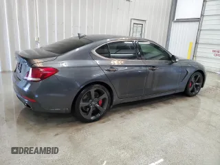 2019 Genesis G70 Advanced with VIN KMTG34LE9KU021057, listed as a Copart auction lot 52218325 with 55,991 mi miles and Clean Title. Bid and sale history available at DreamBid. Image 3.