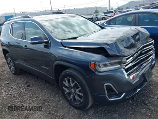 2020 GMC Acadia SLE with VIN 1GKKNKLAXLZ129099, listed as a IAAI auction lot 39998006 with 60,042 mi miles and . Bid and sale history available at carsss.com. Image 1.