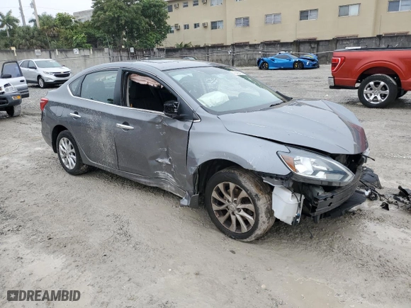 2017 Nissan Sentra S with VIN 3N1AB7AP0HY313685, listed as a Copart auction lot 42409185 with 38,410 mi miles and Salvage Title. Bid and sale history available at carsss.com. Image 4.