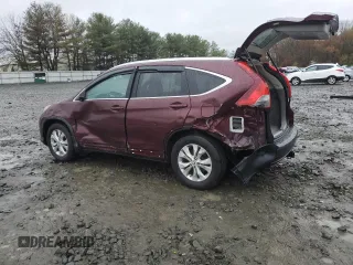2013 Honda CR-V EX-L with VIN 5J6RM4H70DL086722, listed as a Copart auction lot 52574825 with 216,129 mi miles and Salvage Title. Bid and sale history available at carsss.com. Image 2.