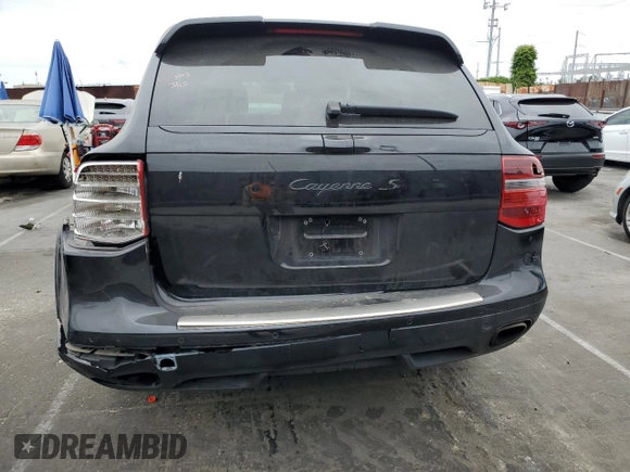 2008 Porsche Cayenne S with VIN WP1AB29P98LA53539, listed as a Copart auction lot 53736175 with 160,208 mi miles and Salvage title. Bid and sale history available at DreamBid. Image 6.