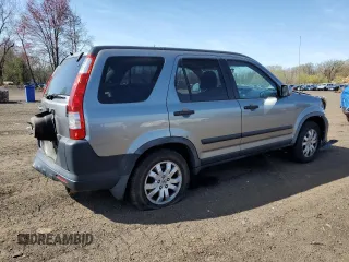 2006 Honda CR-V EX with VIN JHLRD78826C050651, listed as a Copart auction lot 53663705 with 145,694 mi miles and Salvage Title. Bid and sale history available at carsss.com. Image 3.