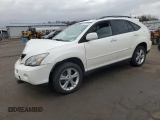 2008 Lexus RX 400h with VIN JTJGW31U182008928, listed as a Copart auction lot 47746115 with 158,183 mi miles and Salvage Title. Bid and sale history available at DreamBid. Image 1.