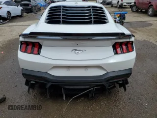 2024 Ford Mustang EcoBoost with VIN 1FA6P8TH3R5118636, listed as a Copart auction lot 48220675 with 7,663 mi miles and Salvage Title. Bid and sale history available at carsss.com. Image 6.